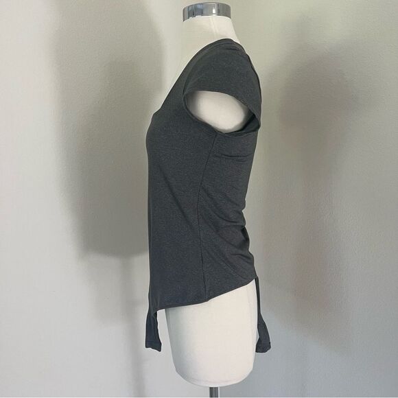 Free People Grey Square Neck Bodysuit L - Picture 3 of 5